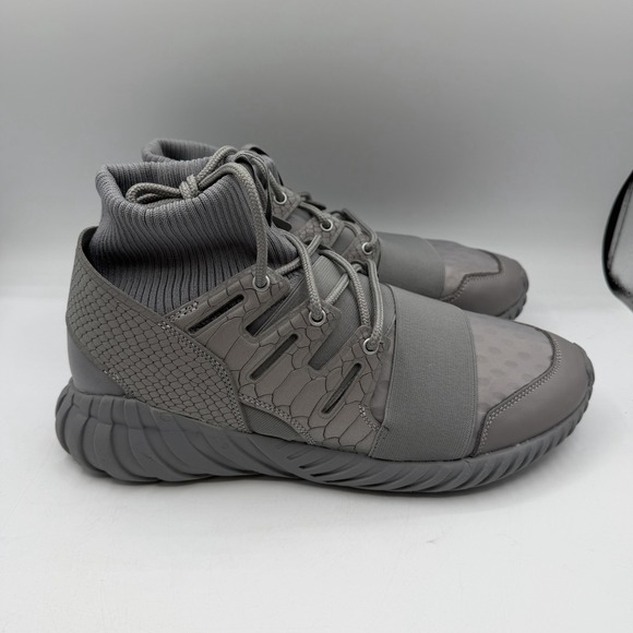 Adidas Tubular Doom Shoes Mens 10 Grey/Metallic Silver Originals Sneakers S74791 main image 7
